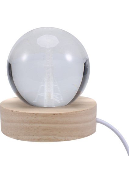 Parlayan Kristal Top Gece Işıkları USB Güç Sıcak Başucu Işık Noel Çocuk Hediyeler Gece Lambası (Yurt Dışından) fiyatları
