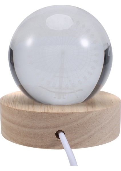 Parlayan Kristal Top Gece Işıkları USB Güç Sıcak Başucu Işık Noel Çocuk Hediyeler Gece Lambası (Yurt Dışından) fırsatları