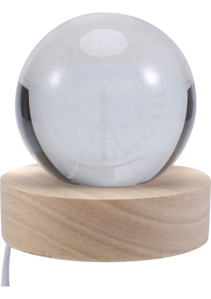 Parlayan Kristal Top Gece Işıkları USB Güç Sıcak Başucu Işık Noel Çocuk Hediyeler Gece Lambası (Yurt Dışından) indirimleri