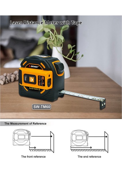 Uzaklık Ölçer 60 Metre Uzaklık Bandı Yüksek Hassasiyetli Cetvel (Yurt Dışından) fırsatları