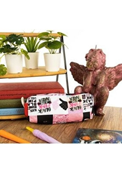 Blackpink Kpop Desenli Fermuarlı Kalemlik 19 cm x 9 cm Yerli Üretim fiyatları