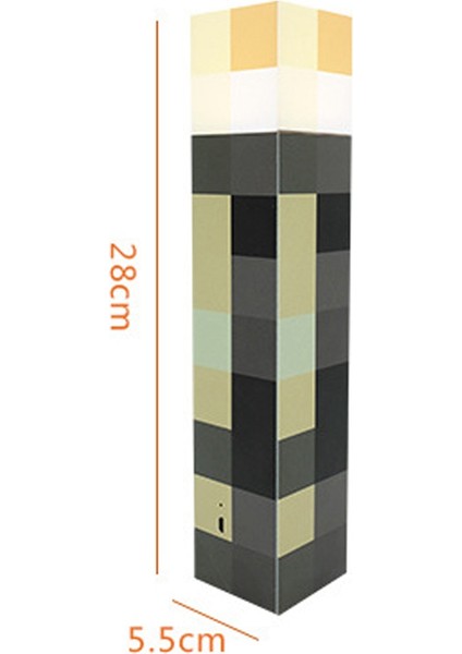 Duvar Gece Lambası Torch Yapı Taşı Lamba Torch Şarj Edilebilir Gece Lambası Çocuk Oyuncakları Atmosfer Dekorasyon Gece Lambası (Yurt Dışından) fırsatları