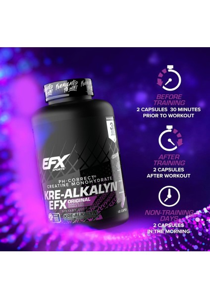 Kre-Alkalyn Ph-Correct Creatine U s patent 240 Kapsul (120 Servis)