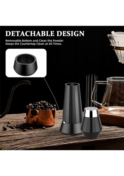 Wdt Aracı Espresso Dağıtım Aracı, Alüminyum Alaşımlı Saplı ve Kahve Sanatı Oyma Kalemi, Espresso Kahve Karıştırıcı (Yurt Dışından) modelleri