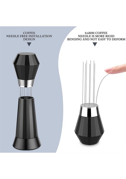 Wdt Aracı Espresso Dağıtım Aracı, Alüminyum Alaşımlı Saplı ve Kahve Sanatı Oyma Kalemi, Espresso Kahve Karıştırıcı (Yurt Dışından) indirimleri