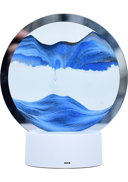 Masa Lambası LED Lamba Renkli 3 Rgb Işıklar Ev Ofis Masa Lambası Dekor Mavi (Yurt Dışından)
