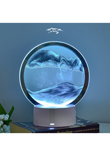 Masa Lambası LED Lamba Renkli 3 Rgb Işıklar Ev Ofis Masa Lambası Dekor Mavi (Yurt Dışından) modelleri