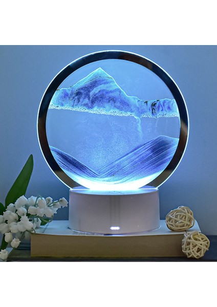 Masa Lambası LED Lamba Renkli 3 Rgb Işıklar Ev Ofis Masa Lambası Dekor Mavi (Yurt Dışından) fırsatları