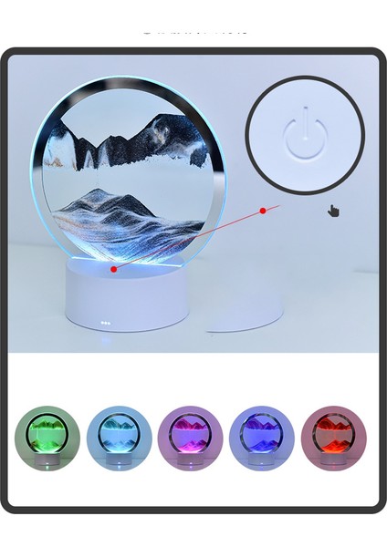 Masa Lambası LED Lamba Renkli 3 Rgb Işıklar Ev Ofis Masa Lambası Dekor Mavi (Yurt Dışından) indirimleri