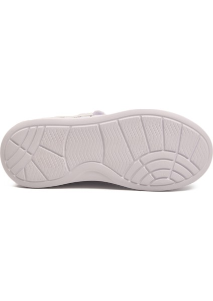 Beyaz Rugan Simli Cırtlı Kız Çocuk Spor Ayakkabı indirimleri