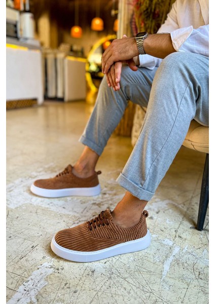 Velluto Premium Kadife Tarz Erkek Günlük Ayakkabı Taba fiyatları