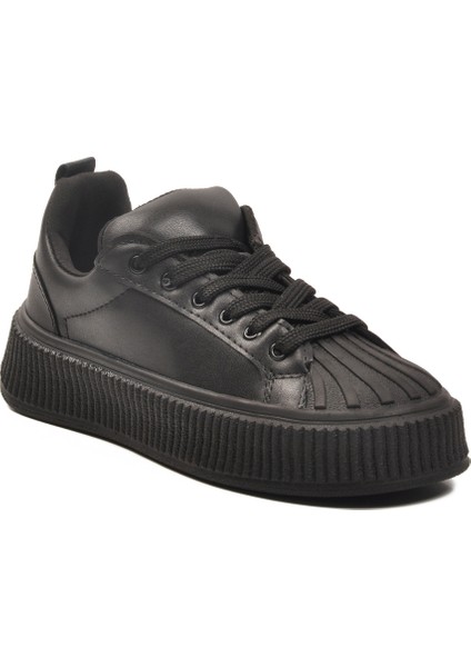Siyah Bağcıklı Unisex Spor Ayakkabı fırsatları