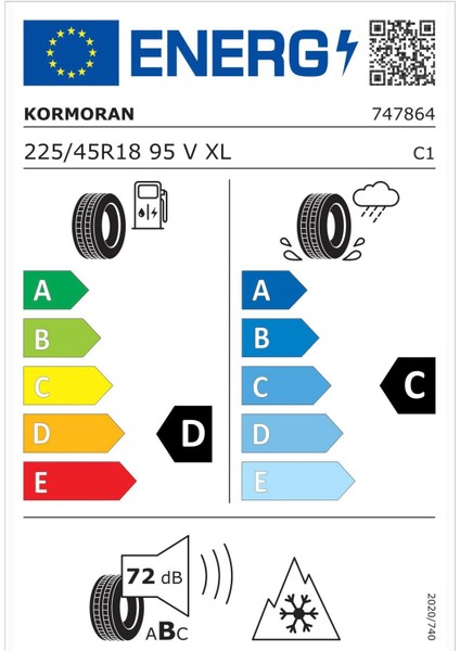 225/45 R18 95V Xl Snow Oto Kış Lastiği (Üretim Yılı: 2025) fiyatları