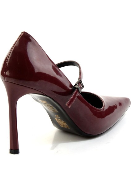 Bordo Kadın Klasik Topuklu Ayakkabı K01565016298 modelleri