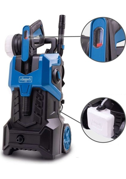 Basınçlı Yıkama Makinesi 180BAR HCE3000 Scheppach modelleri