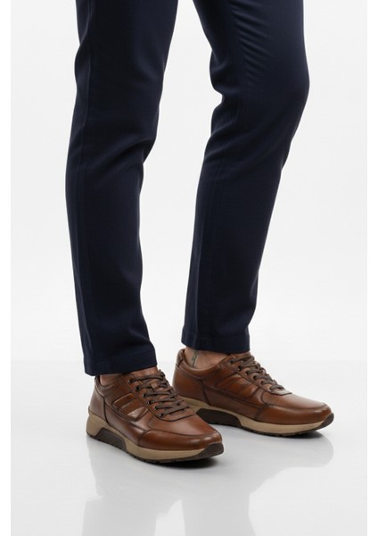 Taba Hakiki Deri Erkek Casual Ayakkabı