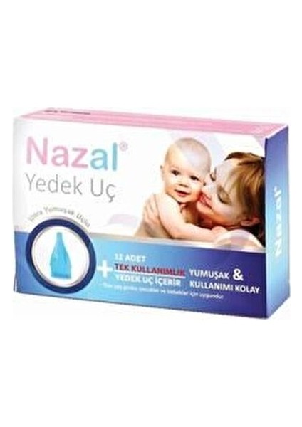 Otribebe Nazal Burun Aspiratör 12'li Yedek Uç (Otri Bebe Uyumlu) 3 Paket