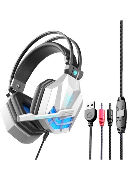 Masaüstü Aydınlatmalı Tavuk Yiyen Kulaklıklar, Huaqiangbei E-Spor Oyun Kulaklığı, Başa Takılan Kulaklık İle Kablolu Bilgisayar (Yurt Dışından)