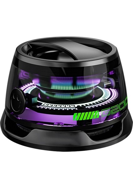 Kablosuz Bluetooth Hoparlör G200 Mini Manyetik Braket Ses Açık Hava Taşınabilir Masaüstü Mini Hoparlör (Yurt Dışından)