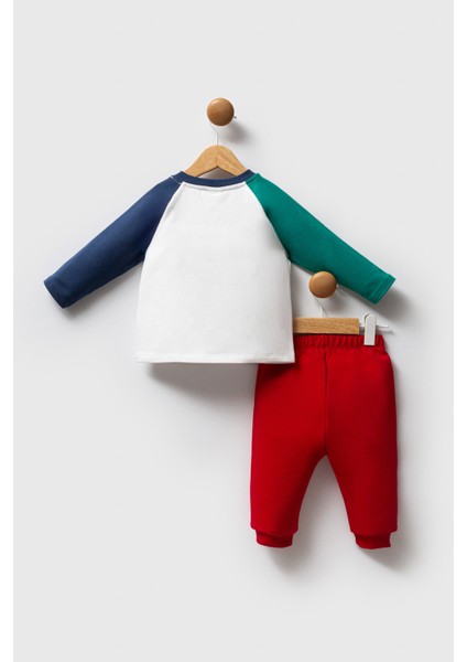 Erkek Bebek 2'li Takım Beyaz -Yeşil fırsatları