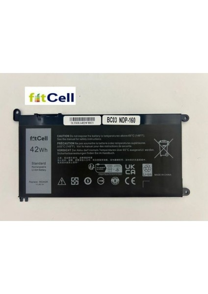 DELL P90F P90F002,P116G P120G,VOSTRO 5490 Notebook Bataryası modelleri