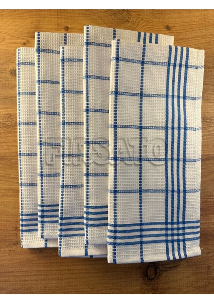 Çizgili Petek Dokulu Mutfak Havlusu| Beslenme Örtüsü | Kurulama Bezi – 50X70CM (5’li Paket)