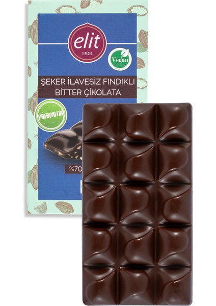 Şeker İlavesiz ve Prebiyotik Çikolata 60g 8li Set Glutensiz indirimleri