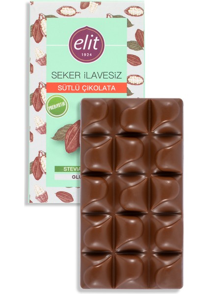 Şeker İlavesiz ve Prebiyotik Çikolata 60g 8li Set Glutensiz