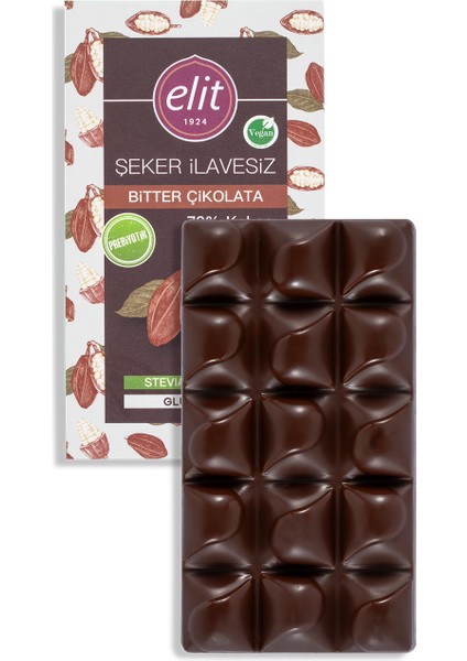 Şeker İlavesiz ve Prebiyotik Çikolata 60g 8li Set Glutensiz
