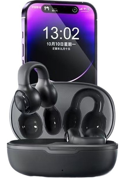 Üst Düzey Bluetooth Kulaklık Klipsli Kablosuz Kulaklık Bluetooth Kablosuz Yüksek Ses Kalitesi Uzun Bekleme Süresi Akıllı Gürültü Azaltma (Yurt Dışından)