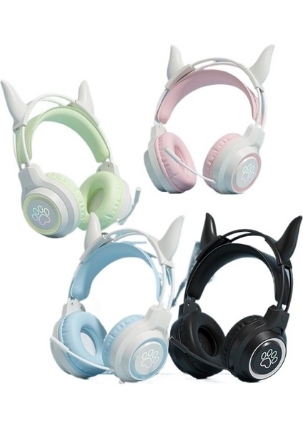 2025 Trend Işıklı Kablolu Oyun Kulaklığı, Dahili Kontrol Ve Mikrofonlu Sevimli Sihirli Kulaklıklar (Yurt Dışından) fiyatları
