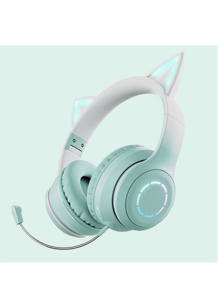 Yeni Çok Satan Bluetooth Kulaklık Başa Takılan Ağır Bas Degrade Renkli Cep Telefonu Kablosuz E-Spor Oyun Kulaklığı Evrensel (Yurt Dışından)