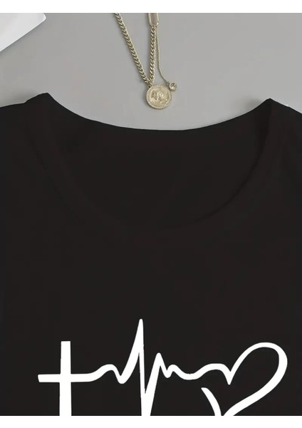 Kadın Uzun Kollu Bisiklet Yaka Desenli Viskon Bluz fırsatları