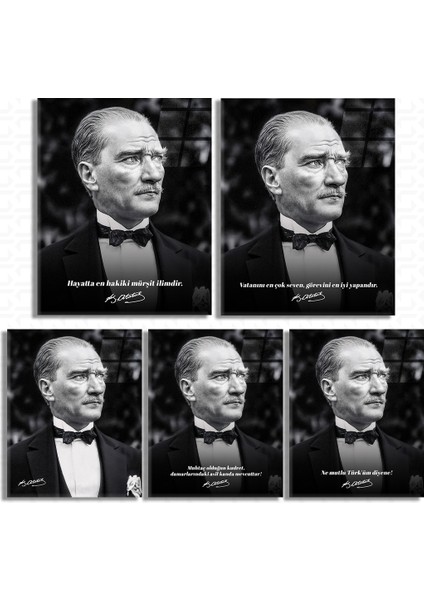 Gazi – Mustafa Kemal Atatürk – Ata Sözü Cam Tablo indirimleri