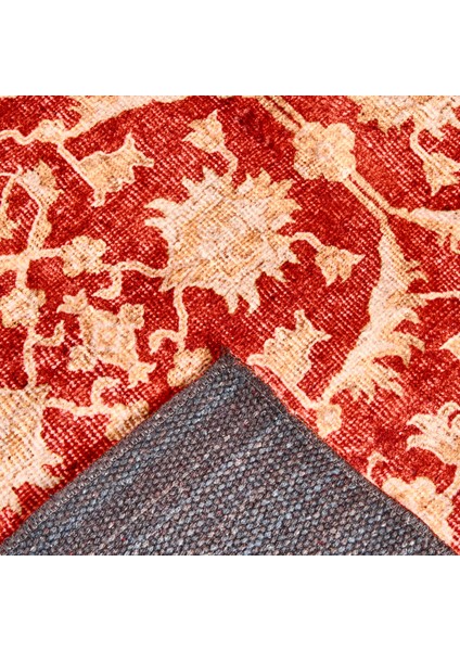 Soft Sultan Afgan Desenli Halı - Kırmızı - 160X230 cm fırsatları