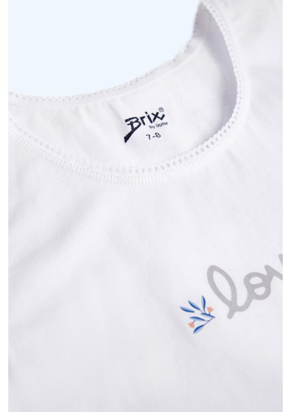 Kız Çocuk Ikili Atlet Mavi Renk modelleri