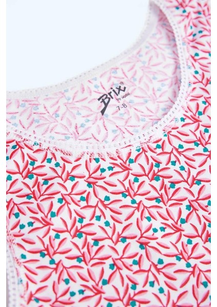 Kız Çocuk Ikili Atlet Kırmızı Renk modelleri