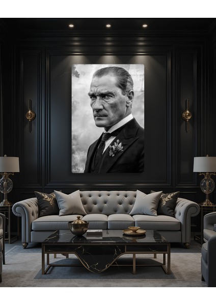 Cumhuriyet – Mustafa Kemal Atatürk – Ata Sözü Cam Tablo fiyatları