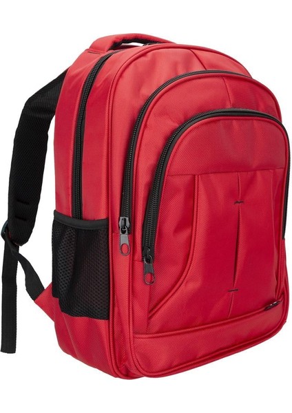 City -Kırmızı 15.6-17" Notebook Sırt Çantası