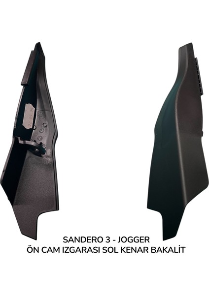 Sandero 3 -Jogger Ön Cam Izgara Kenar Bakalit Sol 668223990R