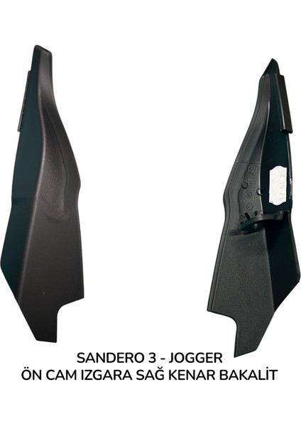 Sandero 3 - Jogger Ön Cam Izgara Kenar Bakalit Sağ 668221816R
