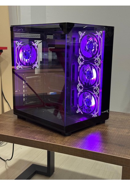 Teras Anime Karakterli Rgb Fanlı 550W 80+ Power Supply Akvaryum Kasa