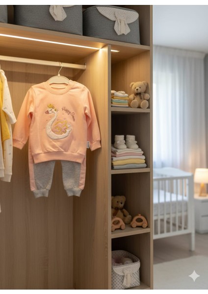 Laura Baby Kuğulu Kız Bebek Alt Üst Takım fiyatları