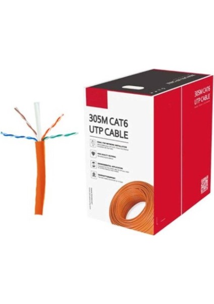 PFM922I-6UN-C Cat6 Iç Ortam 23AWG 305 Metre Kablo