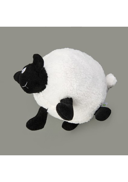 Soft Kara Kuzu Figürlü Yastık - Beyaz - 25X17 cm fiyatları