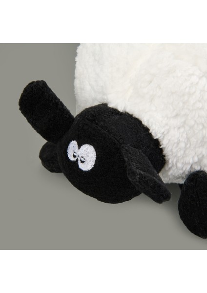 Soft Kara Kuzu Figürlü Yastık - Beyaz - 25X17 cm fırsatları