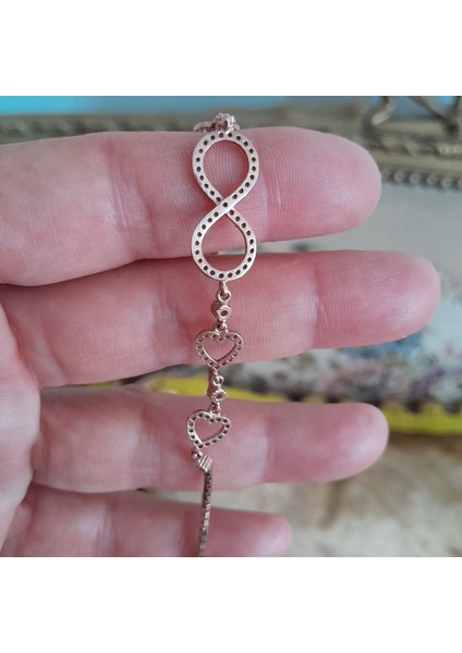 Rose Gümüş Asansör Bileklik fiyatları