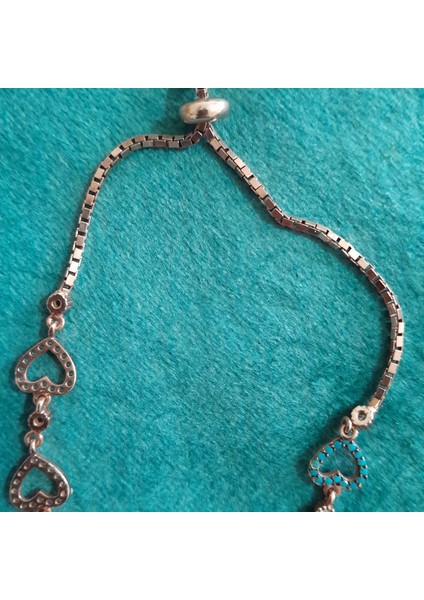 Rose Gümüş Asansör Bileklik