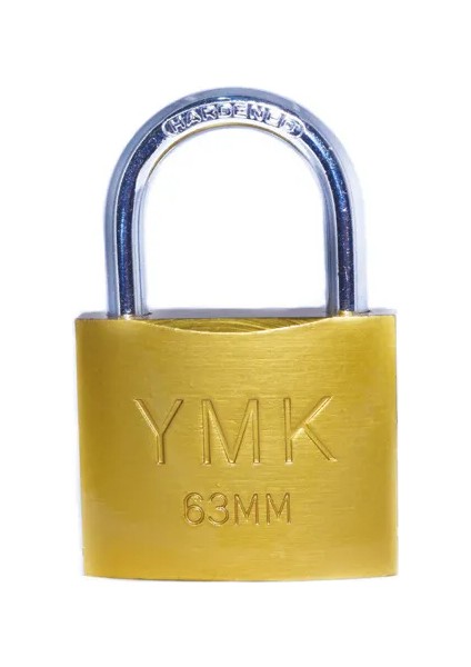 Ymk Eko Sarı Boyalı Kısa Kancalı Asma Kilit 50MM