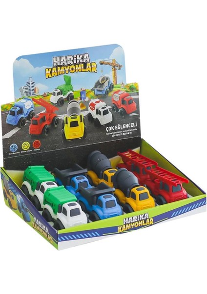 CNM19 Harika Kamyonlar Iş Makineleri -Canem Oyuncak modelleri